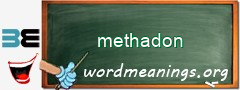 WordMeaning blackboard for methadon